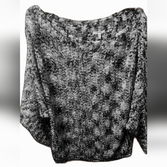 Maurices Sweaters - Maurices Textured Knit Dolman Black Gray White Dolman Sweater NWT